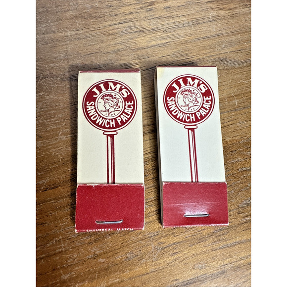 Jim’s Sandwich Palace Dallas TX Restaurant Matchbooks The Original Market Diner - Picture 2 of 7